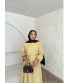 Poliamid Elbise - Sarı