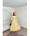 Poliamid Elbise - Sarı