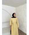 Poliamid Elbise - Sarı