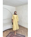 Poliamid Elbise - Sarı
