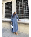 Radi Kot Elbise - Açık Mavi
