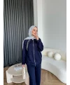 Rufina Taşlı Takım - Lacivert