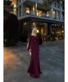 Sue Tasarım Elbise - Bordo