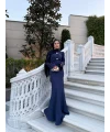 Sue Tasarım Elbise - Lacivert