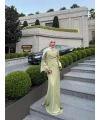 Sue Tasarım Elbise - Yağ Yeşili