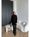 Viona Tüylü Hırka - Siyah
