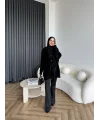 Viona Tüylü Hırka - Siyah