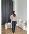 Wilma Kürk Detaylı Mont - Vizon