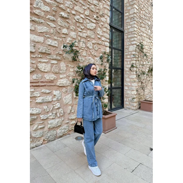 Holis Kot Takım - Açık Mavi