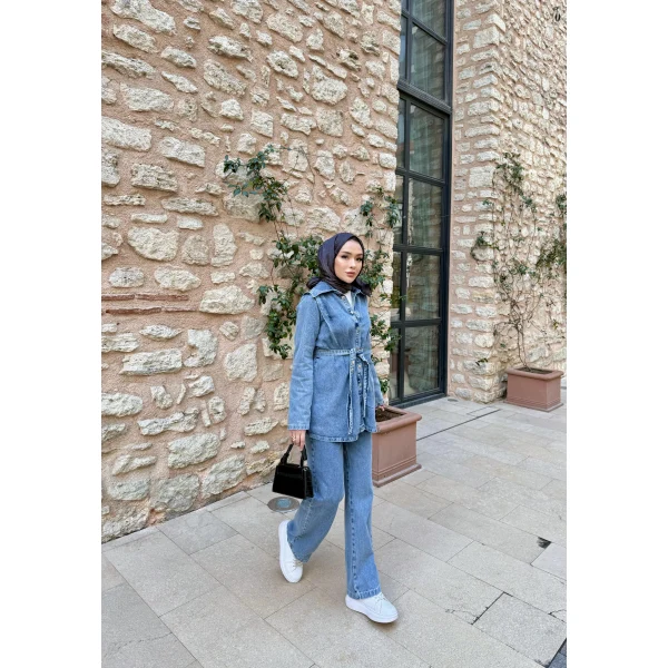 Holis Kot Takım - Açık Mavi