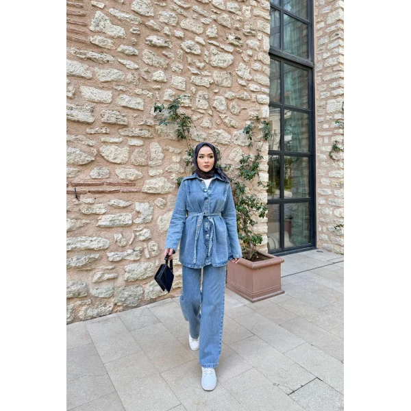 Holis Kot Takım - Açık Mavi