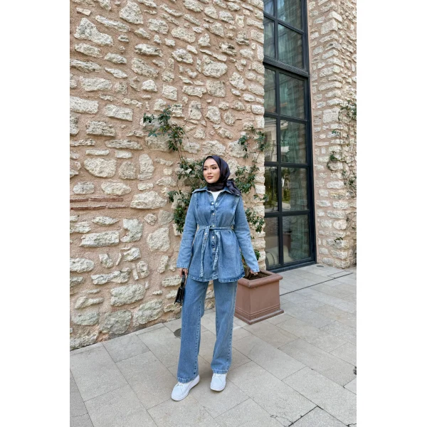 Holis Kot Takım - Açık Mavi