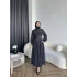 Moi - Özden Bel Detay Elbise - Siyah