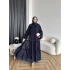 Hen - Luzy Şifon Elbise - Lacivert