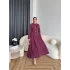 Hen - Visor Fiyonklu Etekli Takım - Bordo