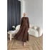 Hen - Visor Fiyonklu Etekli Takım - Kahve