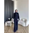 Fuş - Luxe Omuzu Püskül İpli Takım - Lacivert
