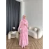Fuş - Butter Şal Hediye Elbise - Pembe