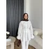 Hen - Sehaa Gül Detay Gömlek - Beyaz