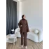 Hen - Salft Krep Takım - Kahve