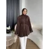 Hen - Choco Piliseli Gömlek - Kahve