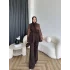 Ng - Lilsan Asimetrik Pantolon Takım - Acı Kahve