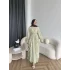 Hen - Endara Şifon Elbise - Yeşil