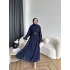 Hen - Endara Şifon Elbise - Lacivert