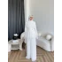 Duan Şifon Takım - Ekru