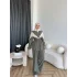Pwn - Hanly Çizgi Detaylı Modal Takım - Haki