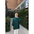 Balon Kol Triko Kazak - Yeşil