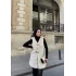 Düğmeli Kürk Yelek - Bej