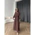 Duq - Doha Şal Hediye Abaya - Acı Kahve