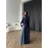 Duq - Doha Şal Hediye Abaya - Lacivert