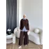 Es - Venal Gömlek Detay Oysh Takım - Acı Kahve