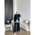 Es - Venal Gömlek Detay Oysh Takım - Lacivert