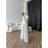 Fuş - Esra Taşlı Şal Hediye Abaya - Ekru