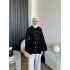 Fuş - Gleam Düğmeli Ceket - Siyah