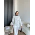 Gn-Elban Taşlı Sweat - Beyaz