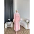 Hen - Endara Şifon Elbise - Pembe