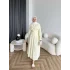 Hen - İlay Keten Elbise - Sarı