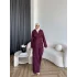 Hen - Ülasna Ceket Takım - Bordo