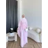 Hew - Lumira Abaya Pantolonlu Takım - Pembe