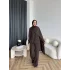 Hot - Nesly Omuz Pelerin Detay Takım - Acı Kahve