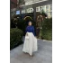 Kırışık Etek - Beyaz
