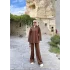 Laly Fitilli Triko Takım - Kahve