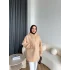 Lidya 3 İplik Sweat - Krem