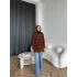 Miya Desenli Kazak - Acı Kahve