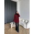 Miya Desenli Kazak - Bordo