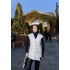 Önü Çapraz Düğmeli Yelek - Gri